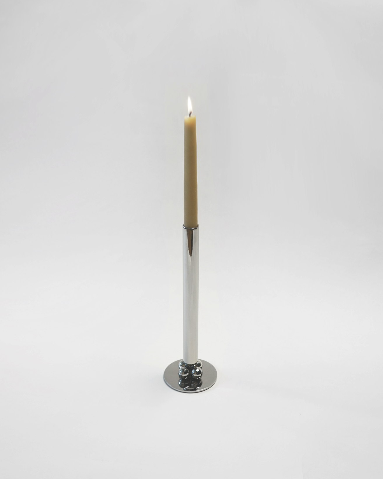 hein-studio-lilo-vase-bougeoir-laiton-titane-28cm image 2