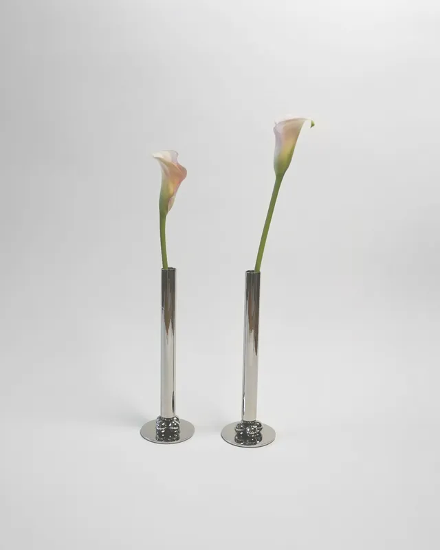 hein-studio-lilo-vase-bougeoir-laiton-titane-28cm image 1