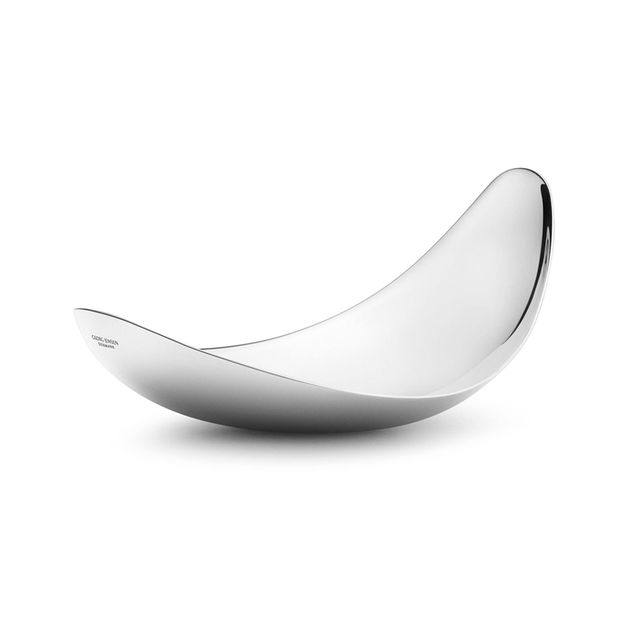georg-jensen-bernadotte-plat-feuille-inox-miroir-19-cm-acier image 1