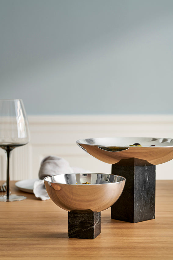 gejst-sapoto-petit-bol-noir-alu-socle-pierre-table image 2