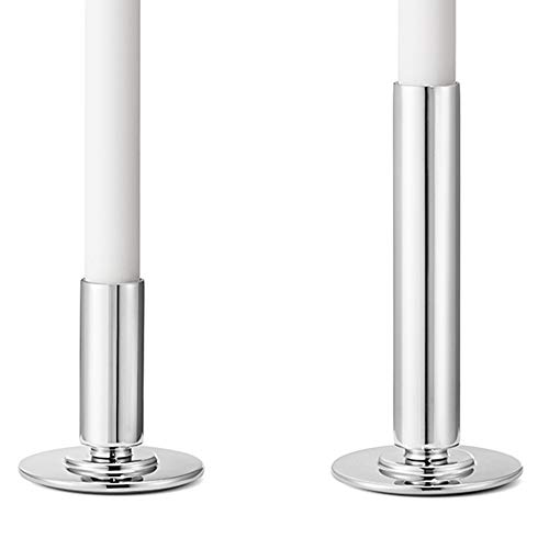 georg-jensen-manhattan-paire-bougeoirs-inox-petit-grand image 8
