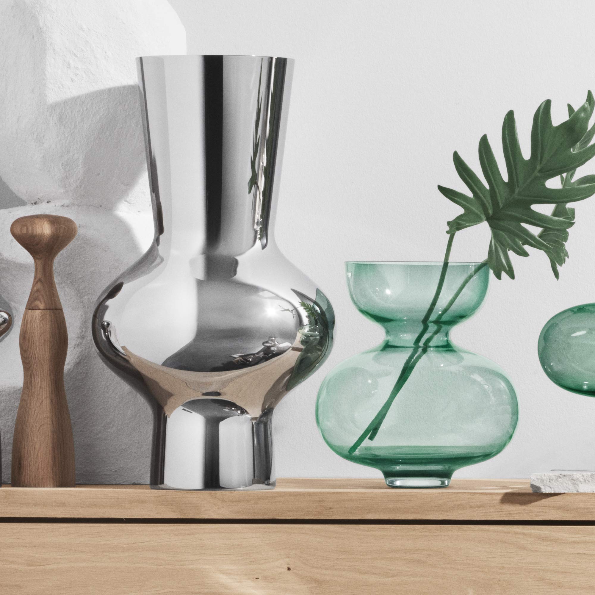 georg-jensen-alfredo-vase-vert-verre-souffl-25-cm-h-berli image 5