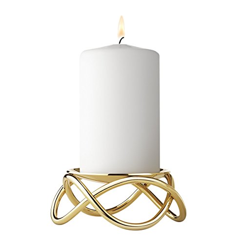 georg-jensen-glow-porte-bougie-grand-dor image 6