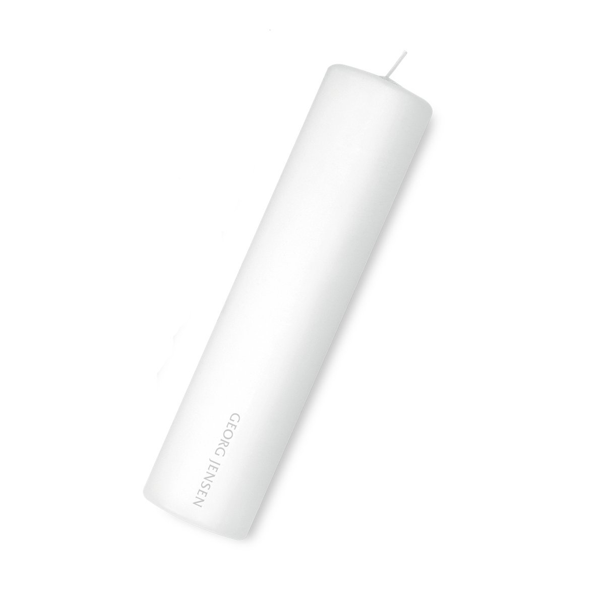 georg-jensen-koppel-bougie-pilier-blanche-6x25-cm-paraffine image 1