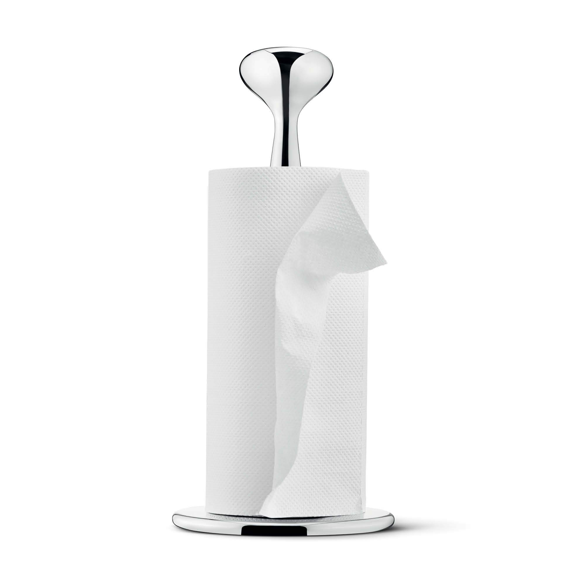 georg-jensen-alfredo-porte-rouleau-essuie-tout-inox-argent-32-cm image 1