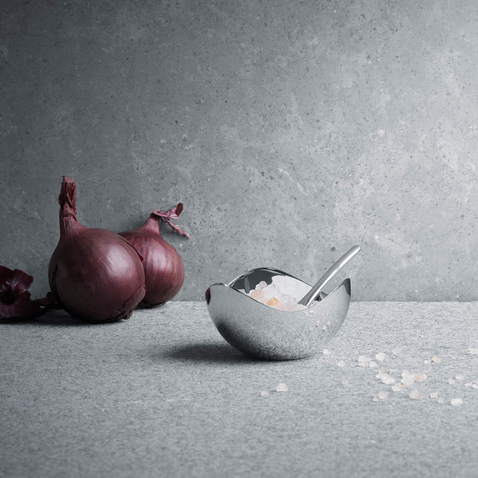 georg-jensen-bernadotte-sali-re-inox-avec-cuill-re image 4