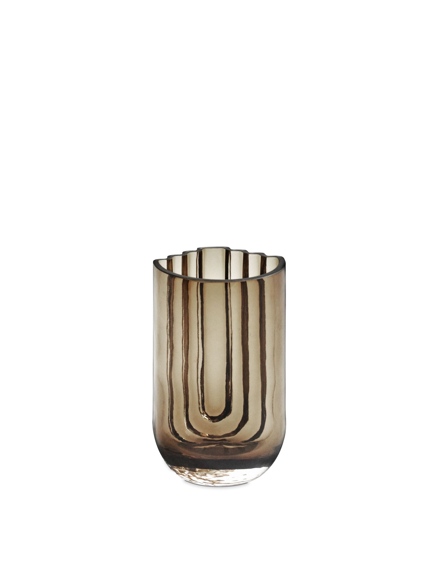 gejst-vima-vase-medium-vase-verre-fum-sculptural image 5
