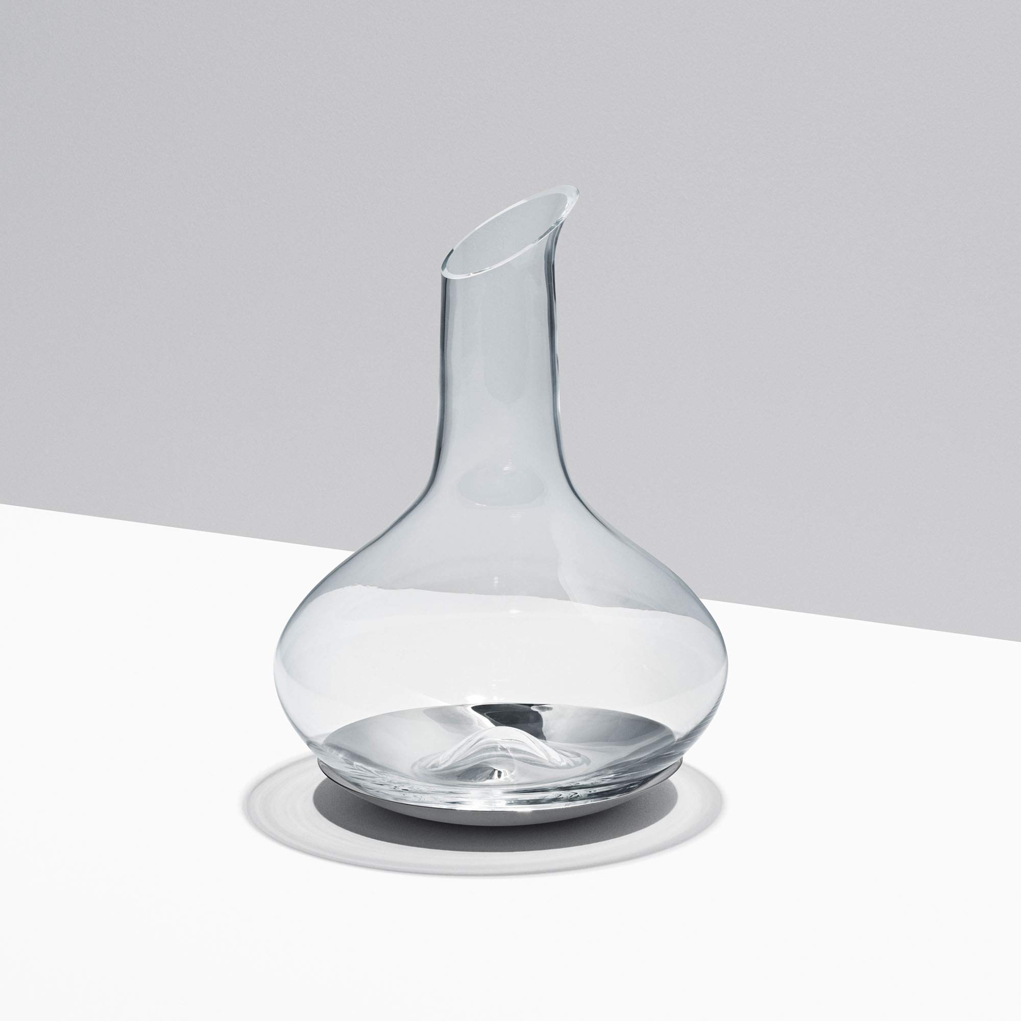 georg-jensen-sky-carafe-vin-verre-75-cl-socle-inox image 3