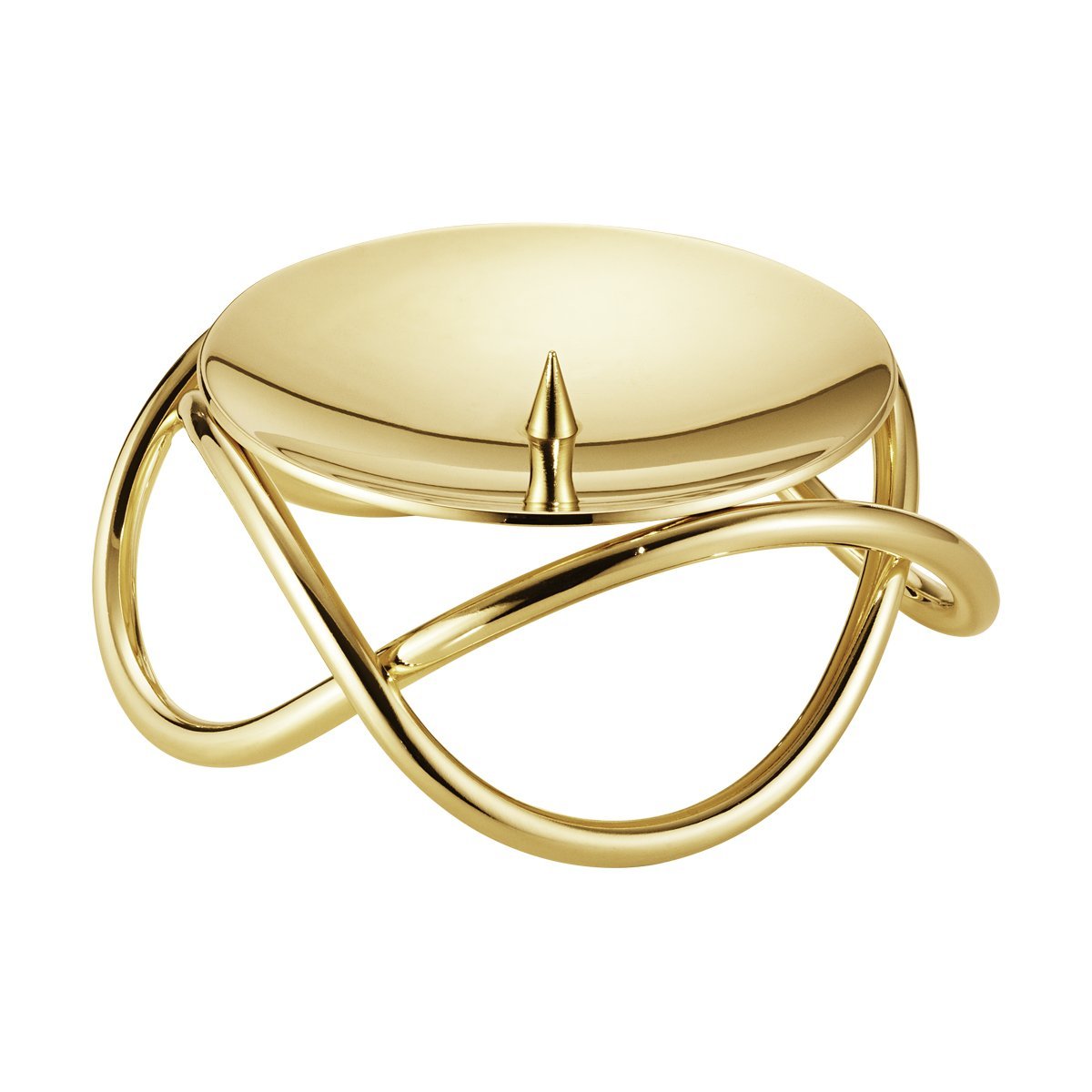georg-jensen-glow-porte-bougie-grand-dor image 4