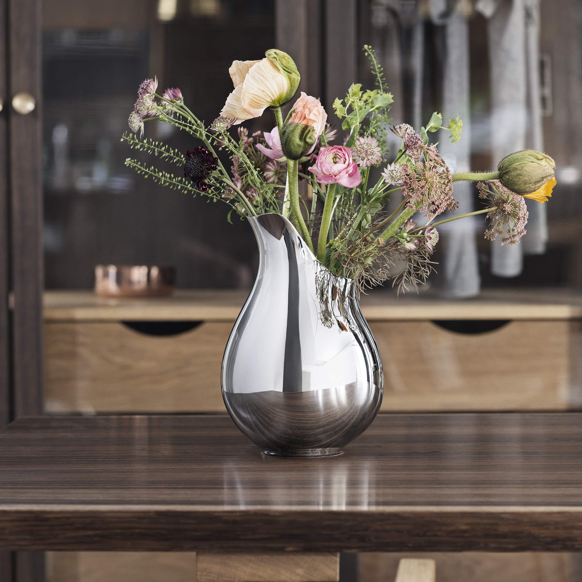 georg-jensen-arc-vase-ilse-inox-moyen-miroir-poli image 6