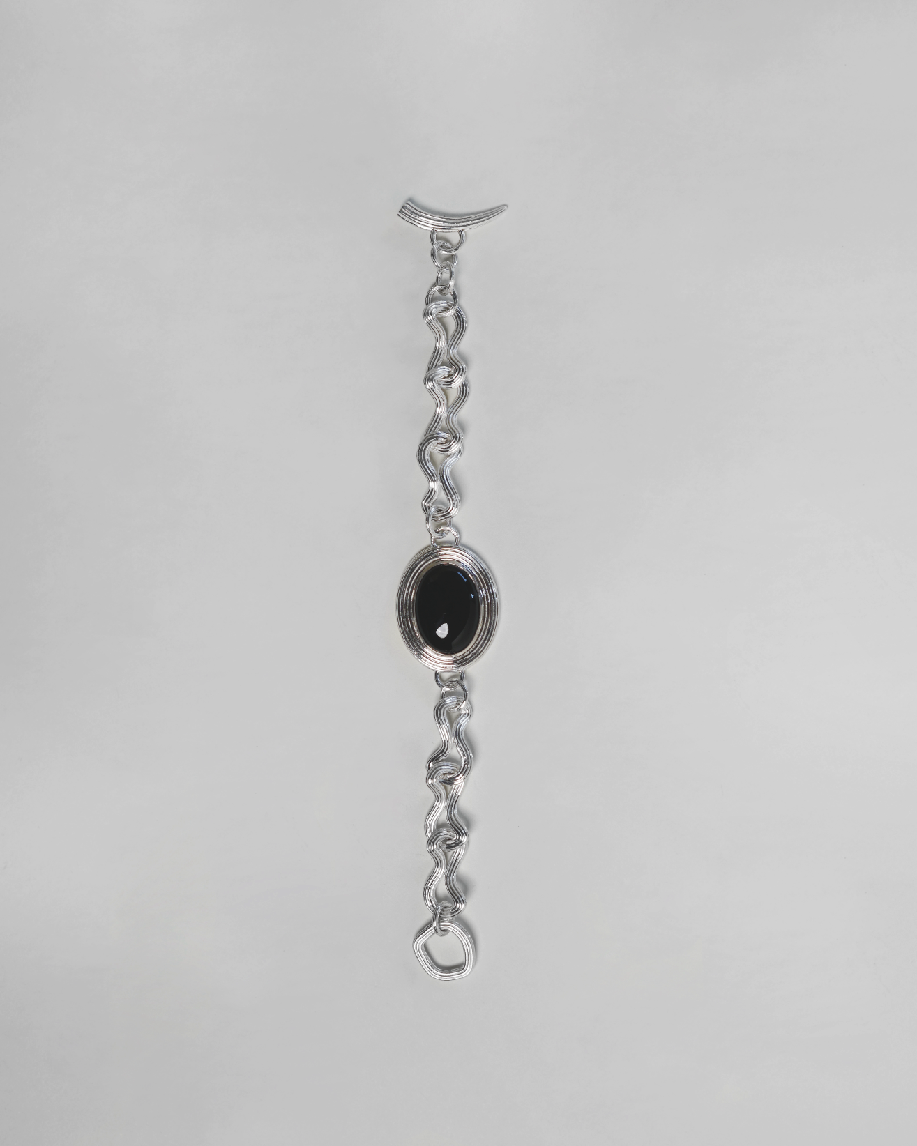hein-studio-de-la-mer-bracelet-onyx-argent-925-20-cm image 2