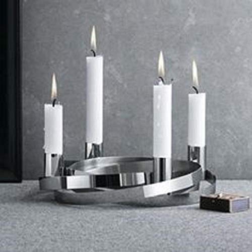 georg-jensen-koppel-bougie-blanche-pilier-10-cm-paraffine image 5