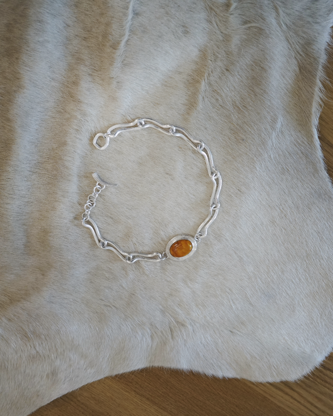 hein-studio-de-la-mer-collier-ambre-argent-925-42-cm image 4