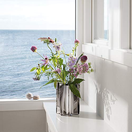 georg-jensen-frequency-vase-acier-inoxydable-poli-grand-mod-le-vague image 4