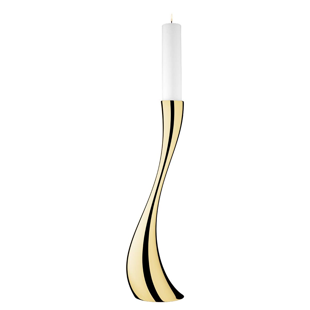 georg-jensen-cobra-bougeoir-grand-or-60-cm image 1