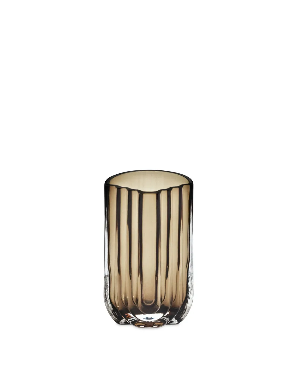 gejst-vima-vase-medium-vase-verre-fum-sculptural image 1