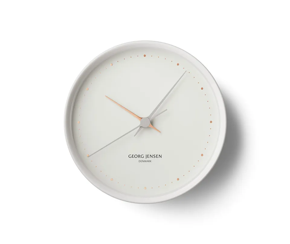 georg-jensen-koppel-horloge-murale-acier-22-cm-quartz image 1