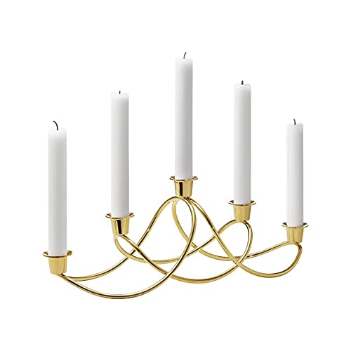 georg-jensen-harmony-bougeoir-dor-5-bougies-41-9-cm image 2