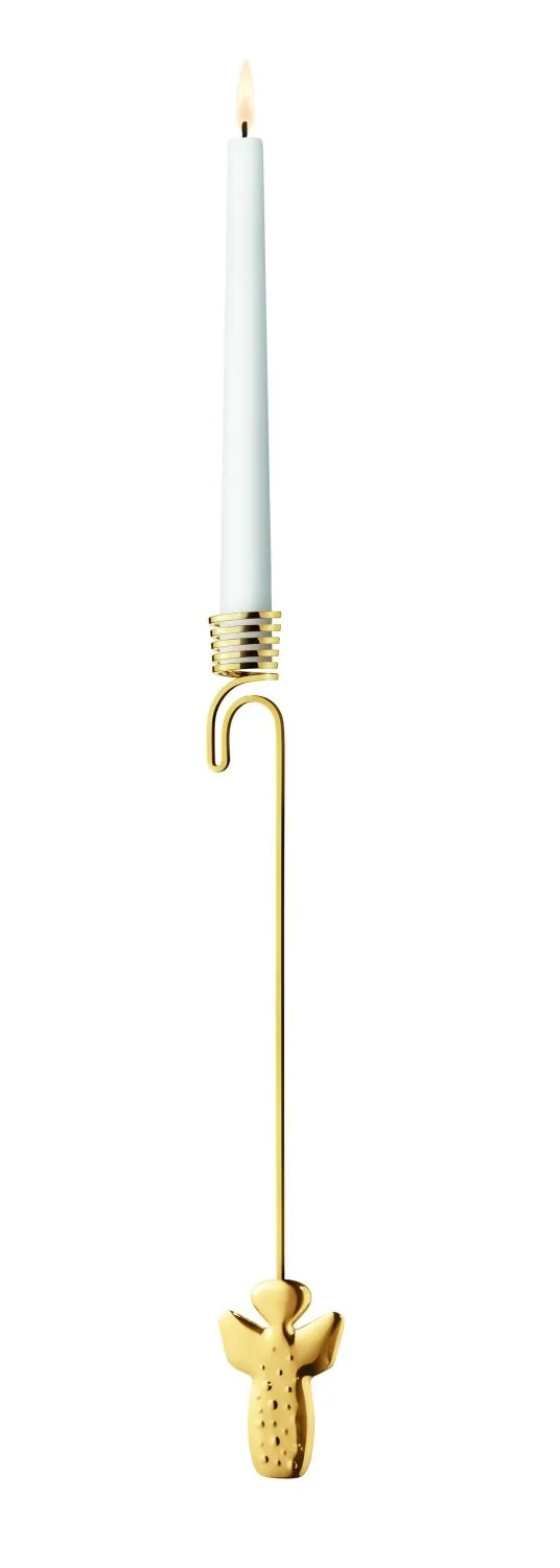 georg-jensen-arc-bougeoir-laiton-dor-17-9-cm image 1