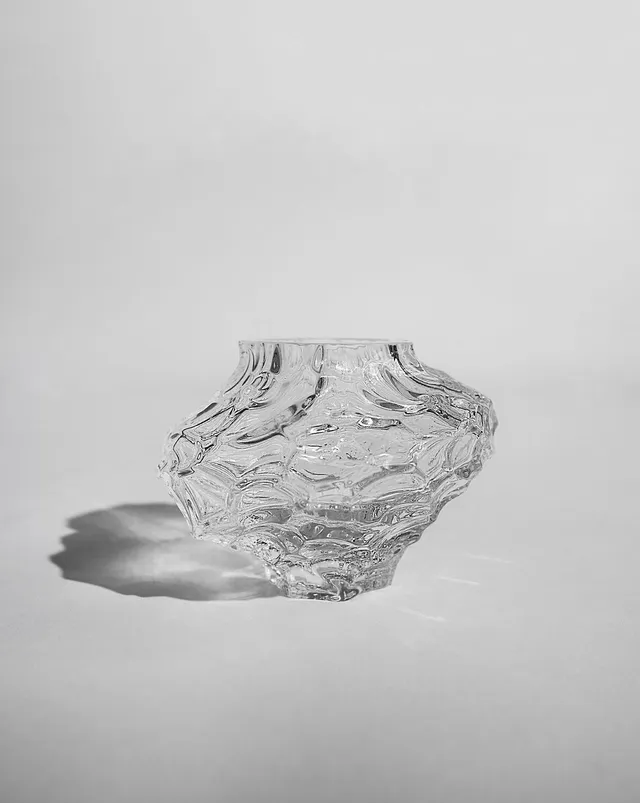 hein-studio-canyon-mini-vase-en-verre-transparent image 1