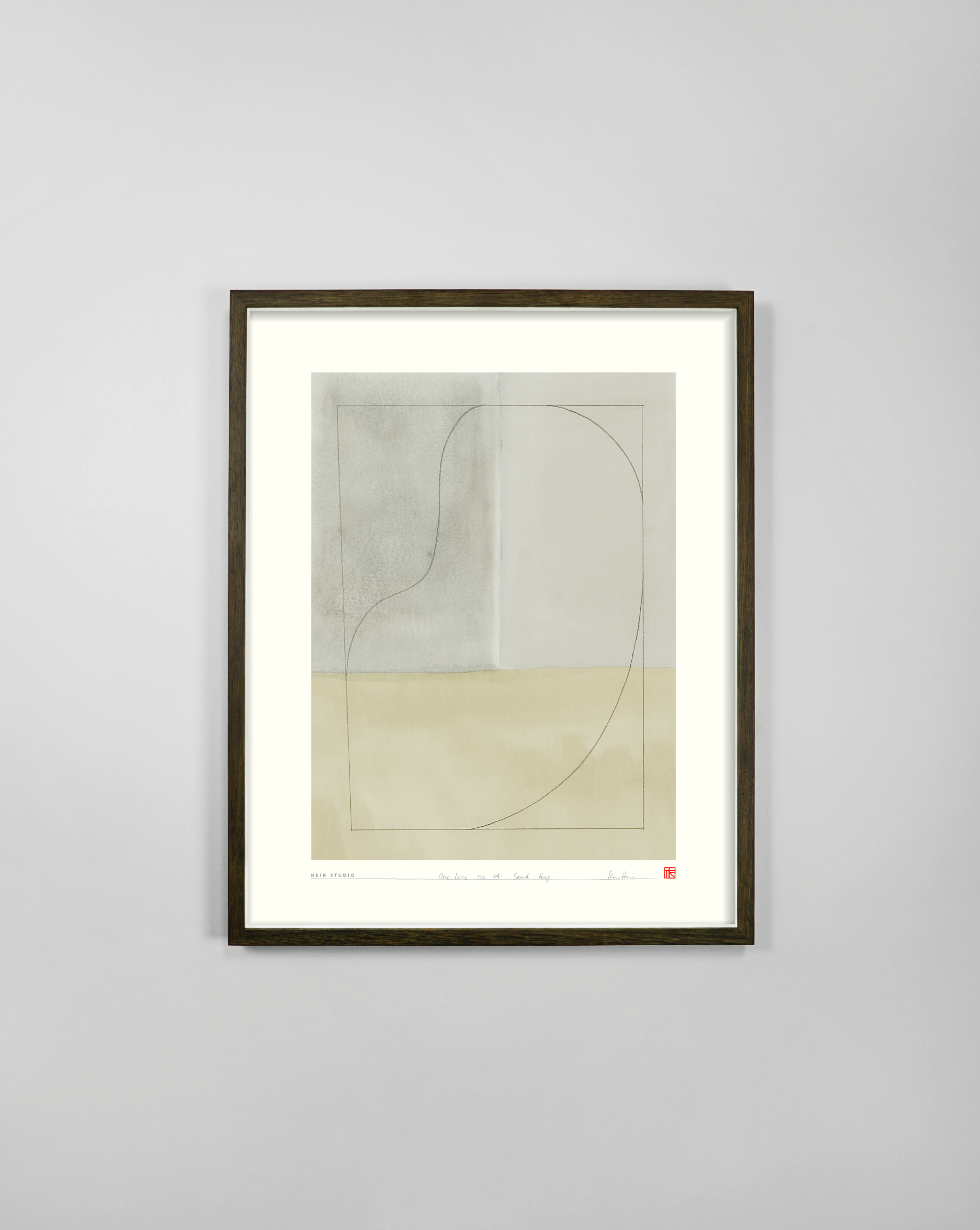 hein-studio-one-line-no-04-affiche-40x50-papier-art image 1
