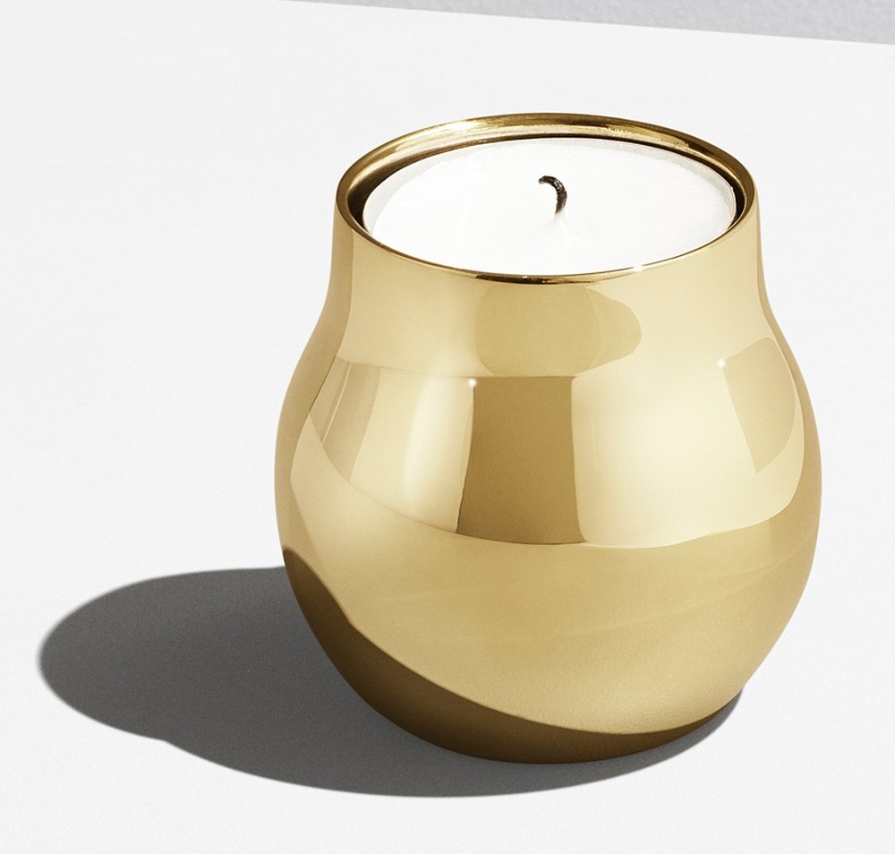 georg-jensen-cafu-photophore-inox-dor-5-8-cm image 2