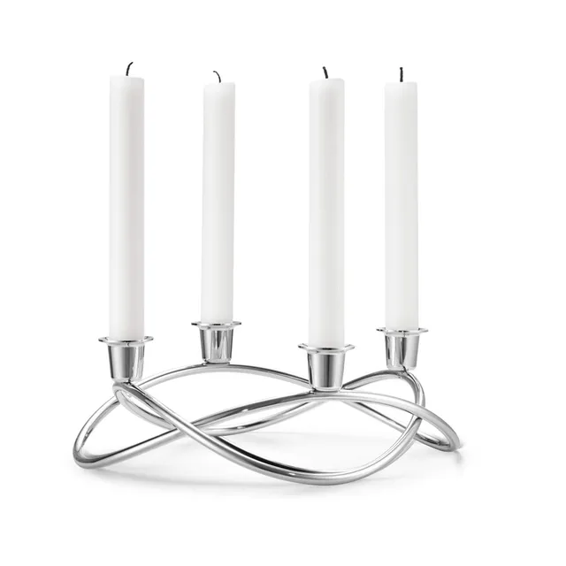 georg-jensen-season-bougeoir-couronne-inox-argent-26-cm image 1