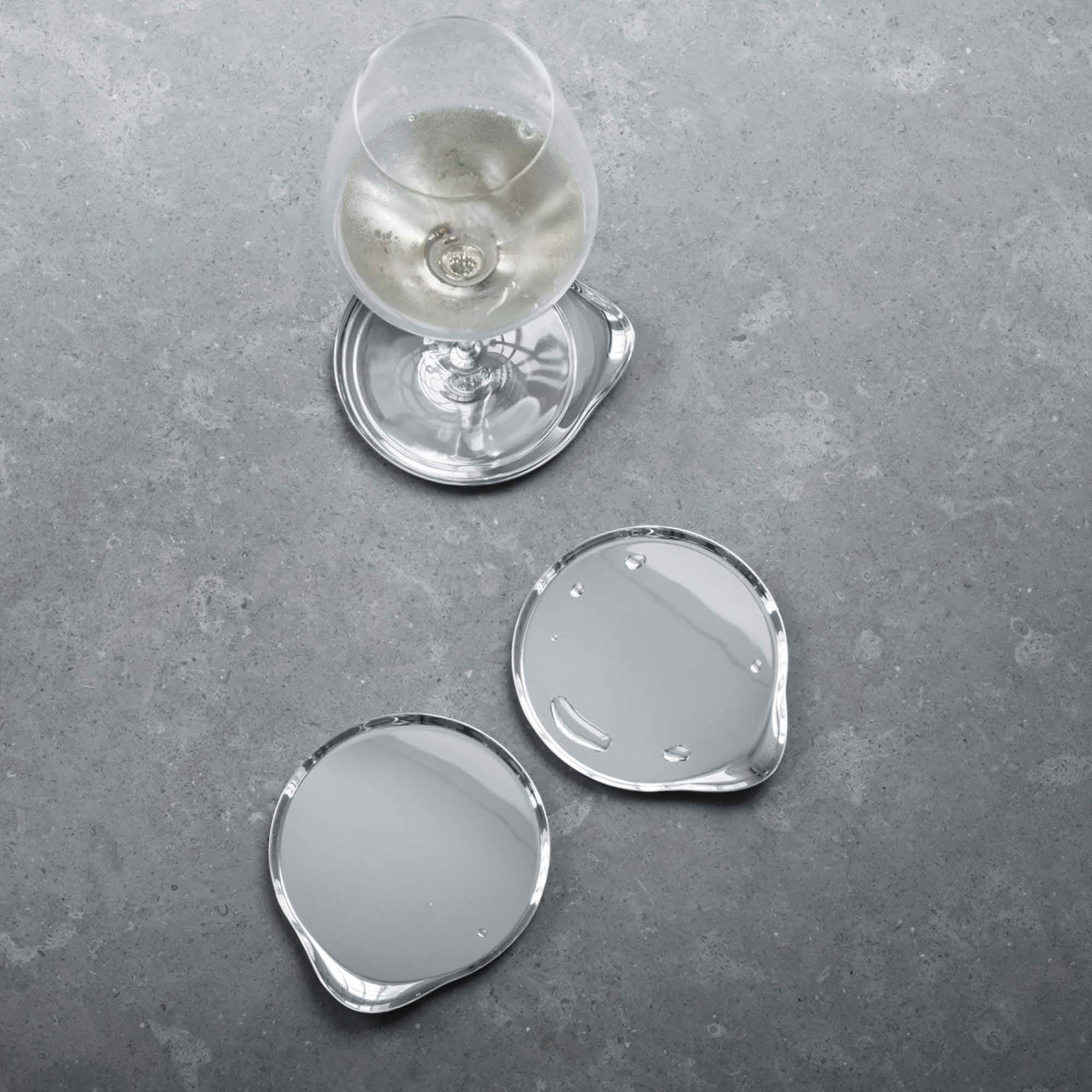 georg-jensen-wine-bar-dessous-verre-inox-lot-4 image 5
