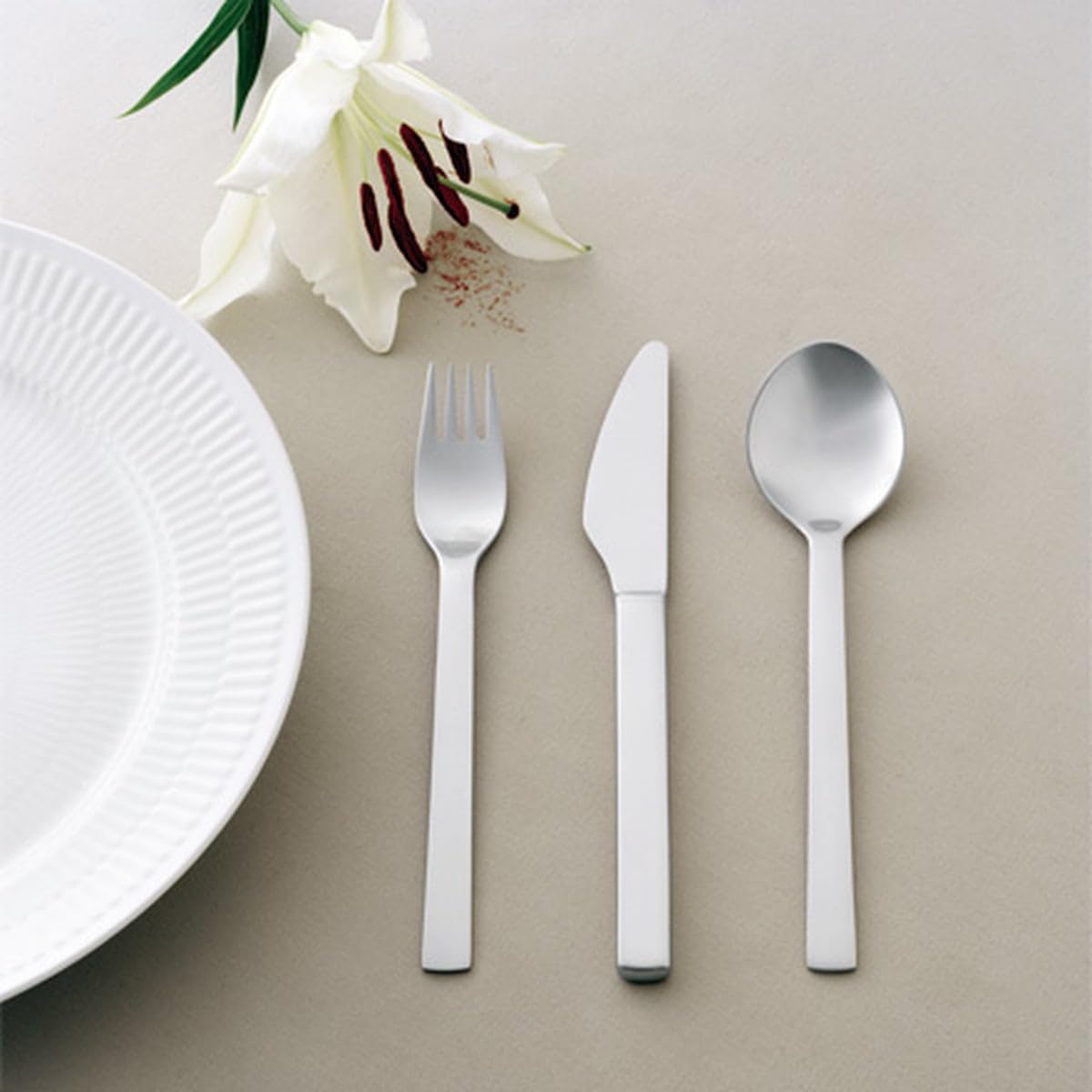 georg-jensen-new-york-m-nag-re-4-pi-ces-inox-mat-106239 image 3