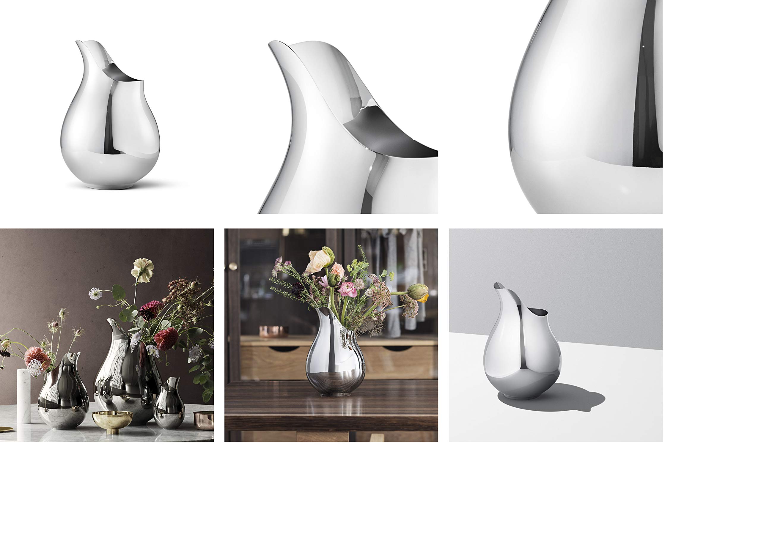 georg-jensen-arc-vase-ilse-inox-moyen-miroir-poli image 7