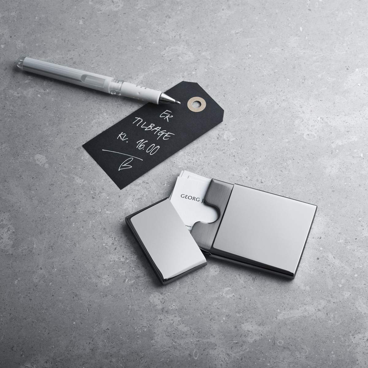 georg-jensen-to-go-porte-cartes-visite-inox-poli image 2