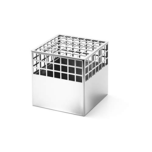 georg-jensen-matrix-vase-cube-inox-12-7-cm-miroir image 5