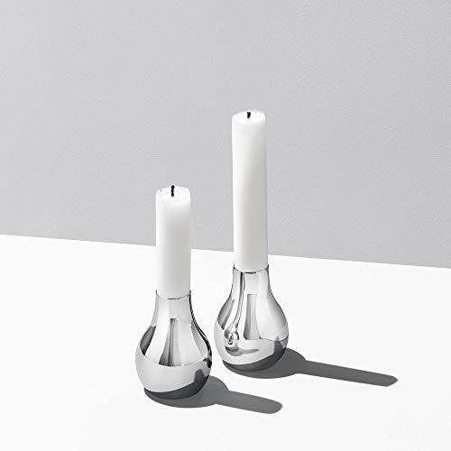 georg-jensen-cafu-bougeoir-inox-poli-taille-m-lot-de-2 image 8