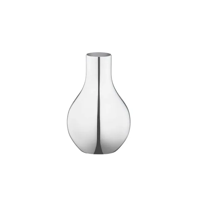 georg-jensen-cafu-vase-mini-inox-poli-miroir-14-8-cm image 1