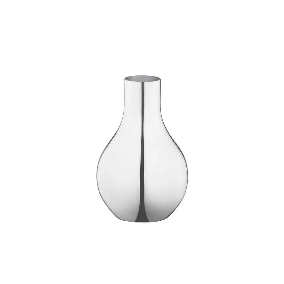 georg-jensen-cafu-vase-mini-inox-poli-miroir-14-8-cm image 1