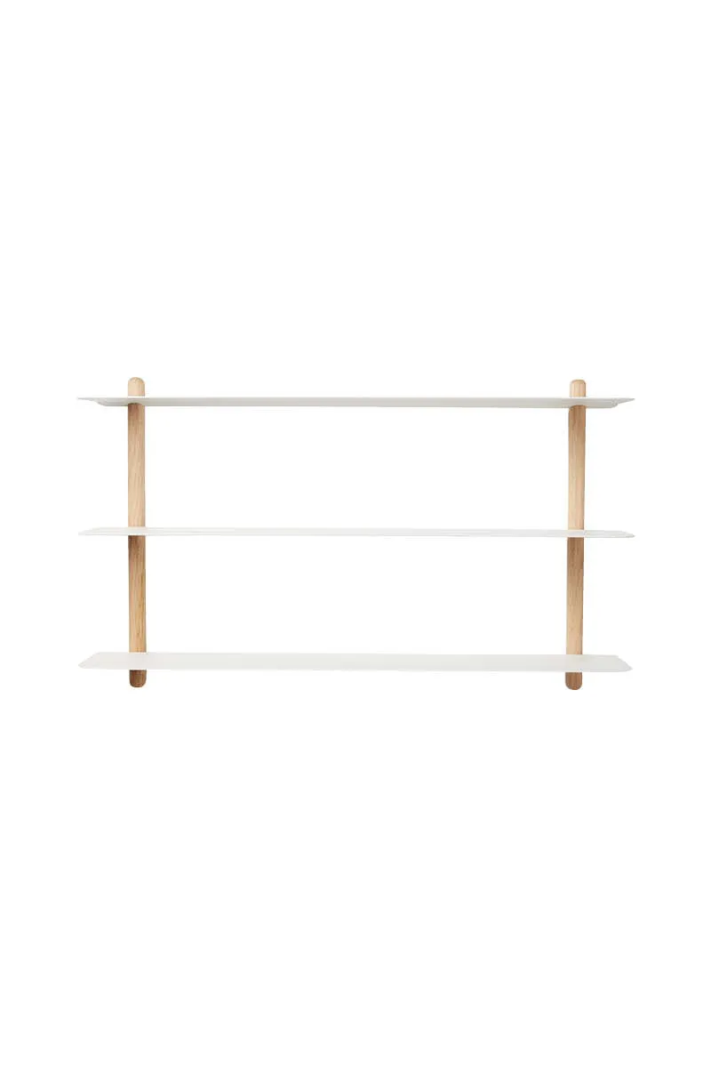 gejst-nivo-shelf-a-tag-re-murale-ch-ne-clair-blanc-compact image 1