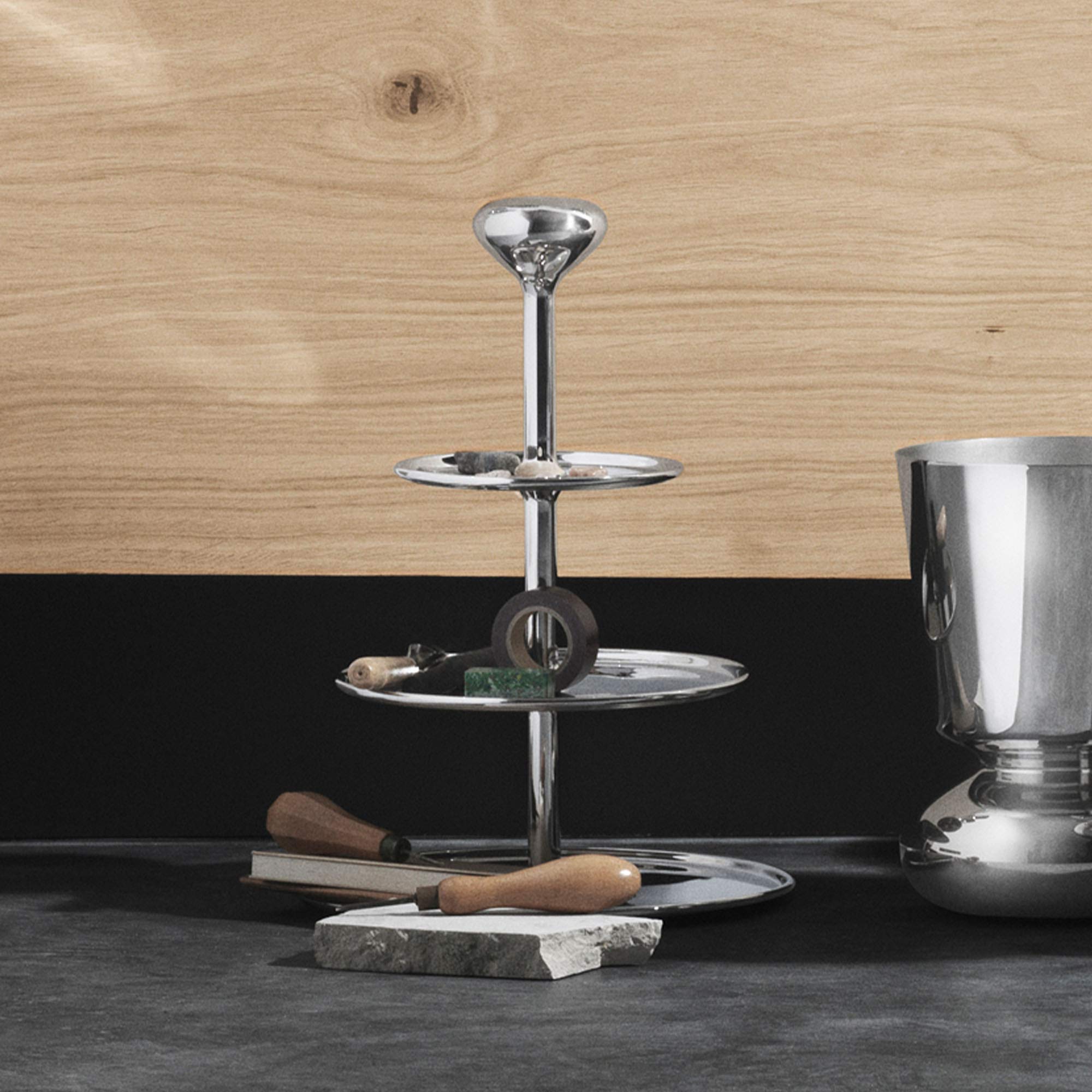 georg-jensen-alfredo-pr-sentoir-g-teau-inox-3-niveaux image 5