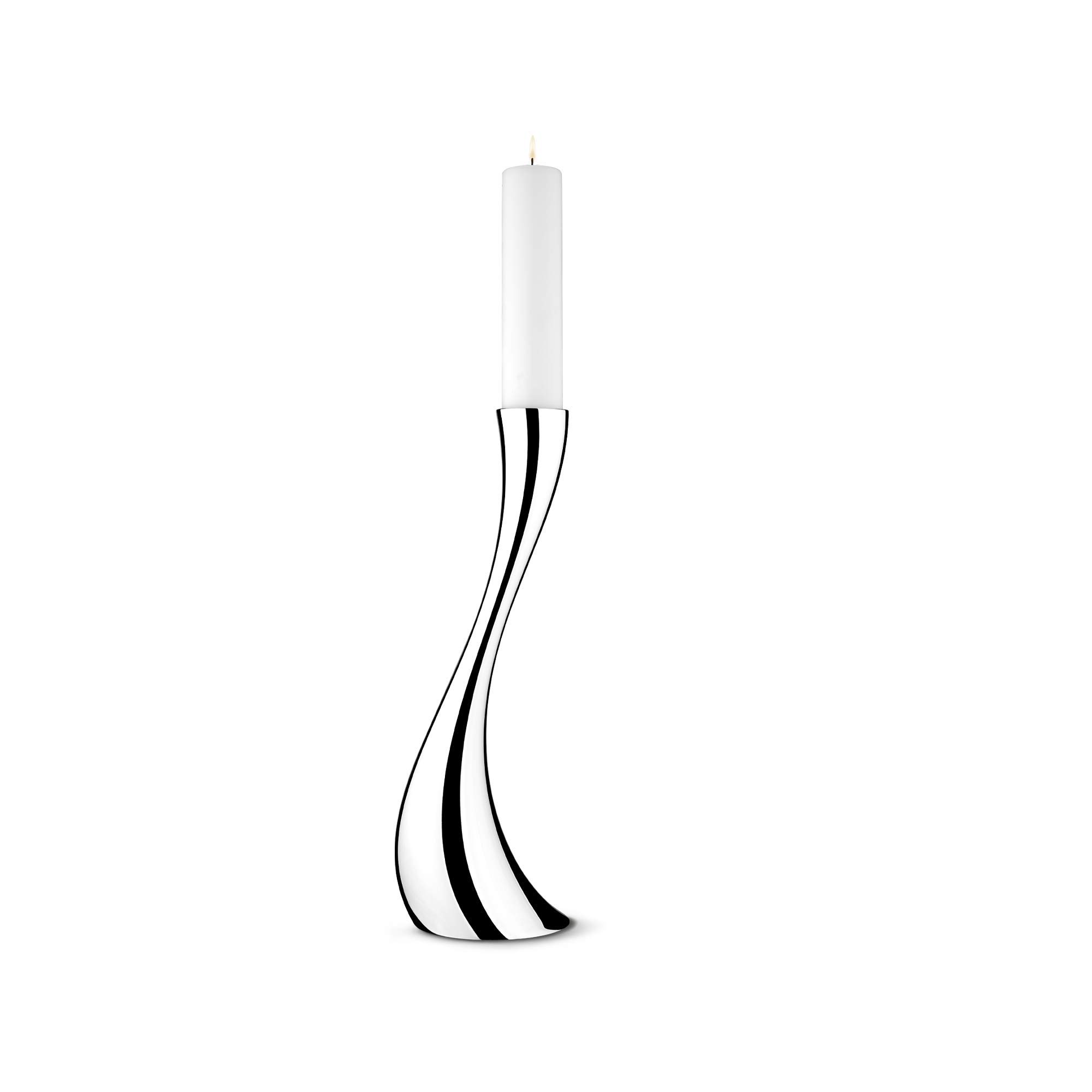 georg-jensen-cobra-bougeoir-sur-pied-inox-taille-l-60-cm image 6