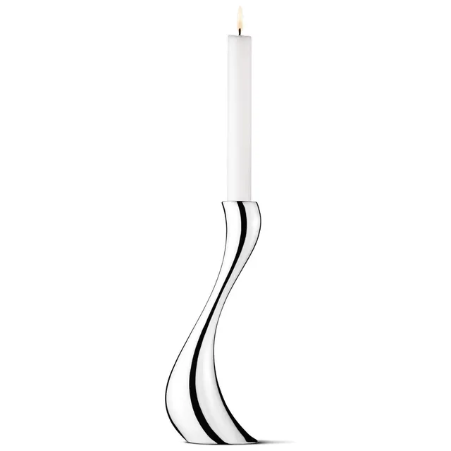 georg-jensen-cobra-bougeoir-inox-24-cm image 1