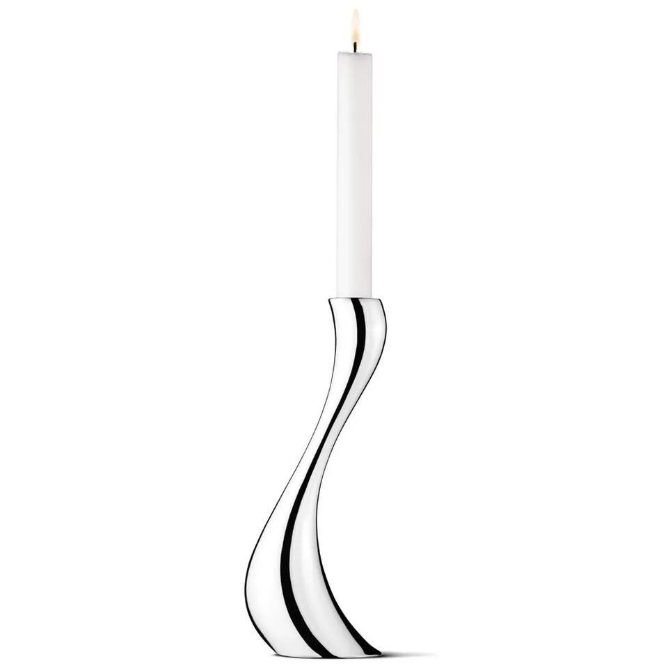 georg-jensen-cobra-bougeoir-inox-24-cm image 1