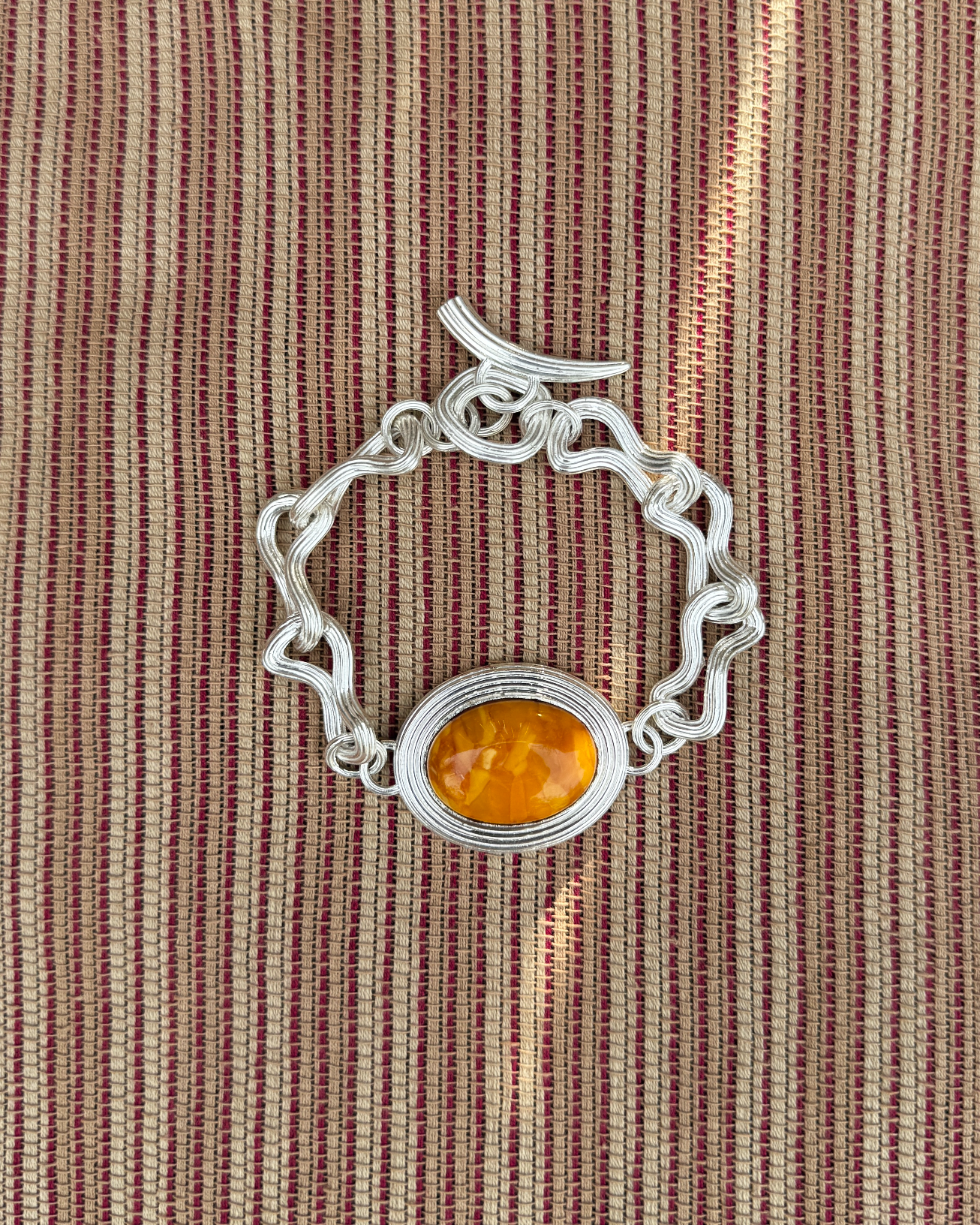 hein-studio-de-la-mer-bracelet-ambre-argent-925-20cm image 3