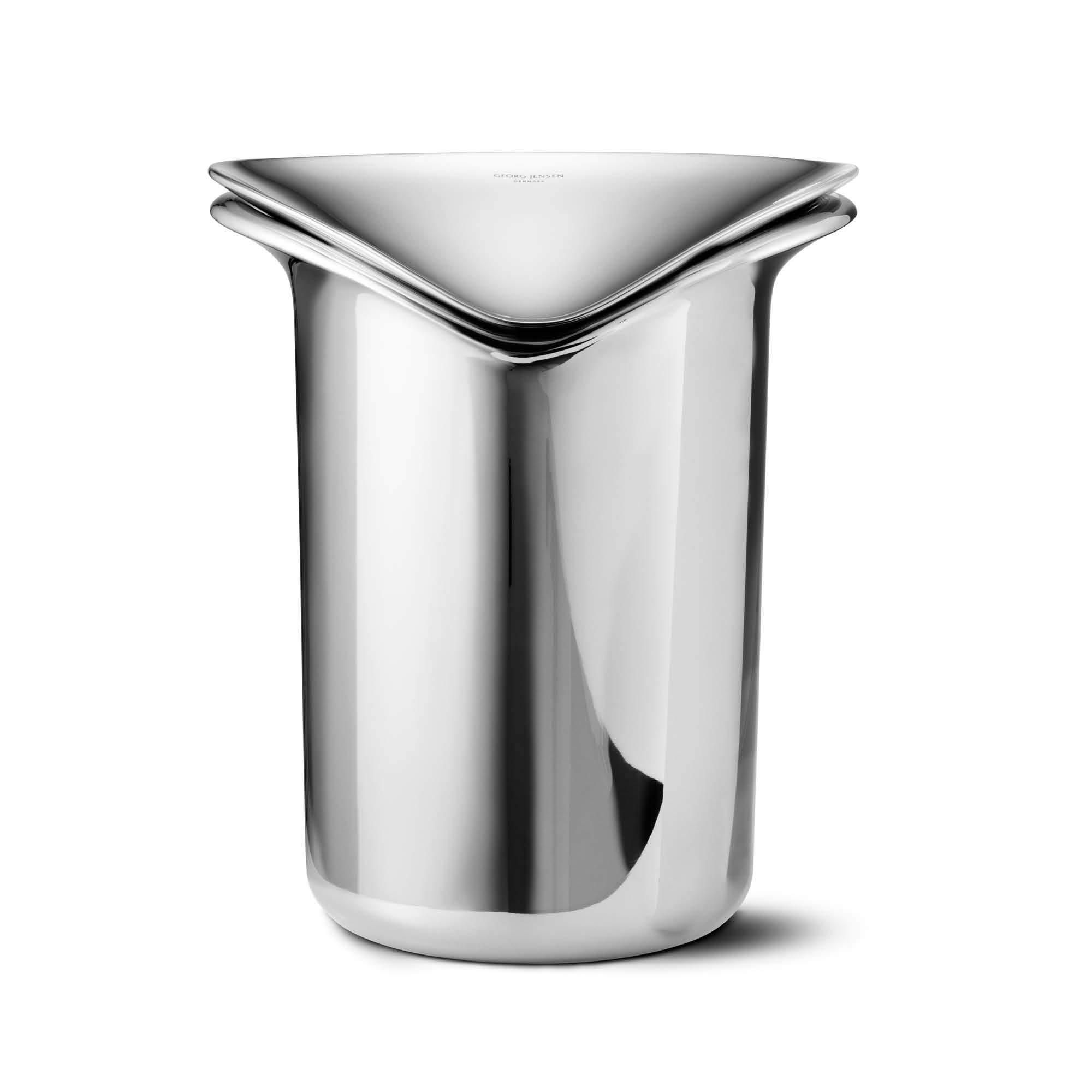 georg-jensen-wine-bar-seau-glace-inox-avec-pince image 2