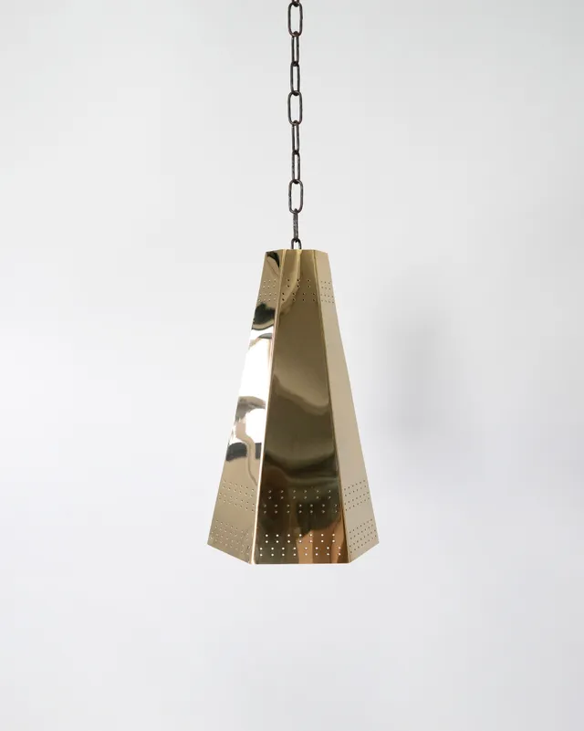 hein-studio-bowie-plafonnier-laiton-poli-e14-h40-cm image 1