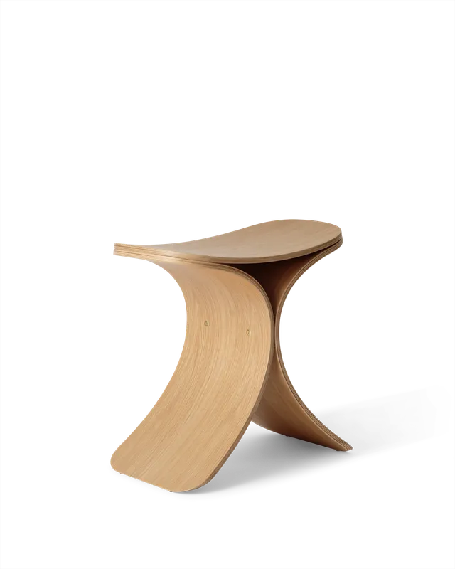 gejst-luno-tabouret-ch-ne-sans-textile image 1