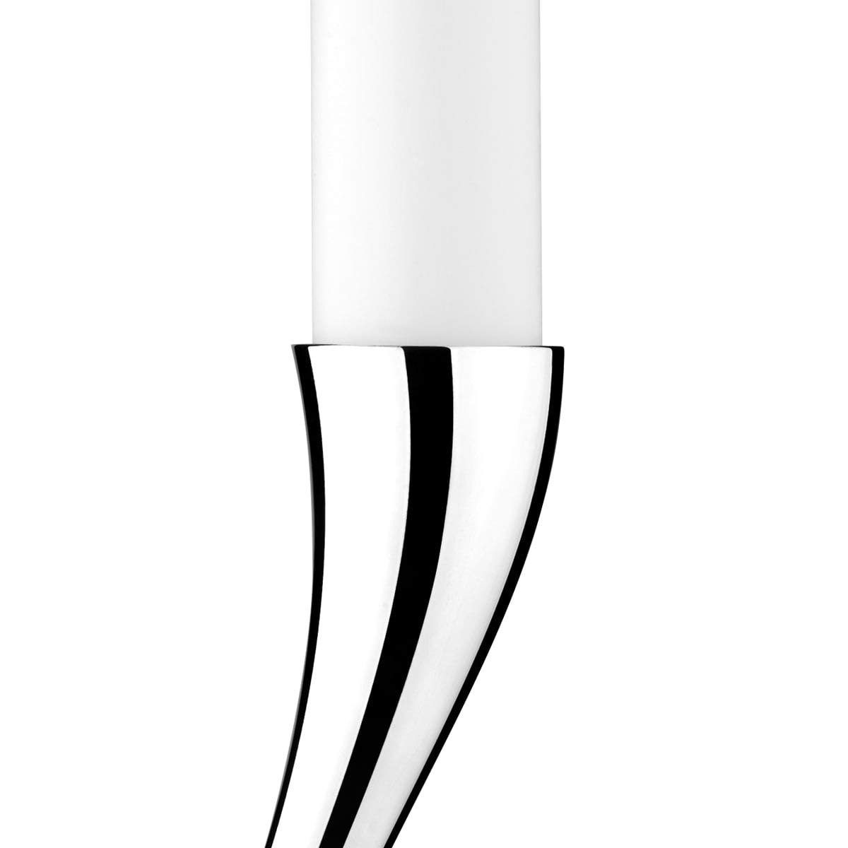 georg-jensen-cobra-bougeoir-sur-pied-inox-taille-l-60-cm image 3