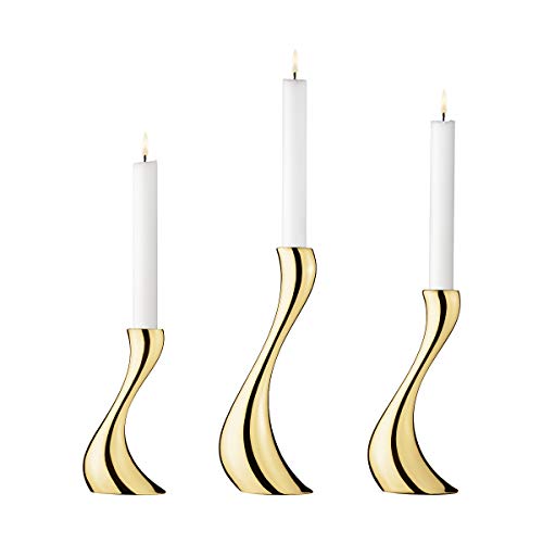 georg-jensen-cobra-bougeoirs-dor-s-lot-de-3-plaqu-or image 2