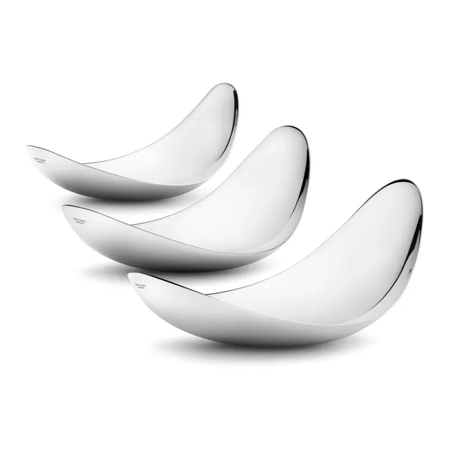 georg-jensen-bernadotte-lot-3-coupelles-inox-miroir image 1