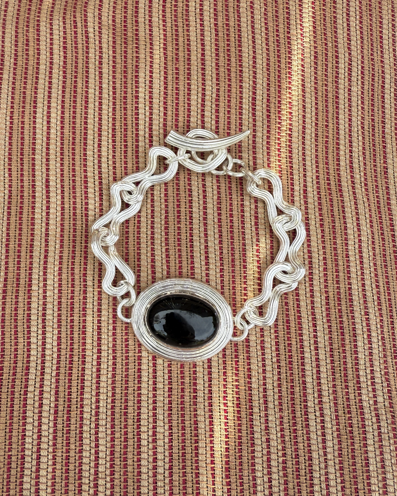 hein-studio-de-la-mer-bracelet-onyx-argent-925-20-cm image 4