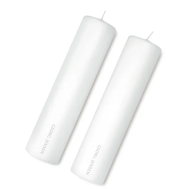 georg-jensen-koppel-bougies-piliers-blanches-lot-de-2-83-heures image 1