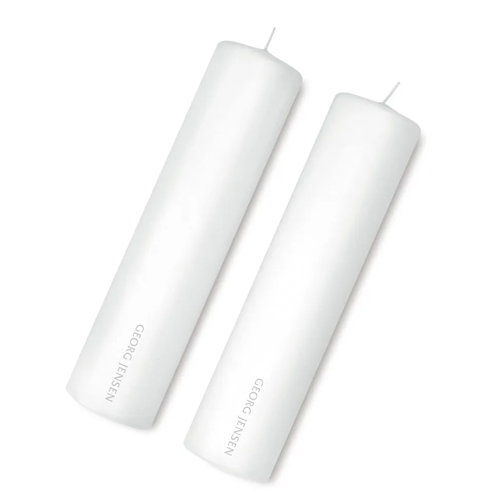georg-jensen-koppel-bougies-piliers-blanches-lot-de-2-83-heures image 1